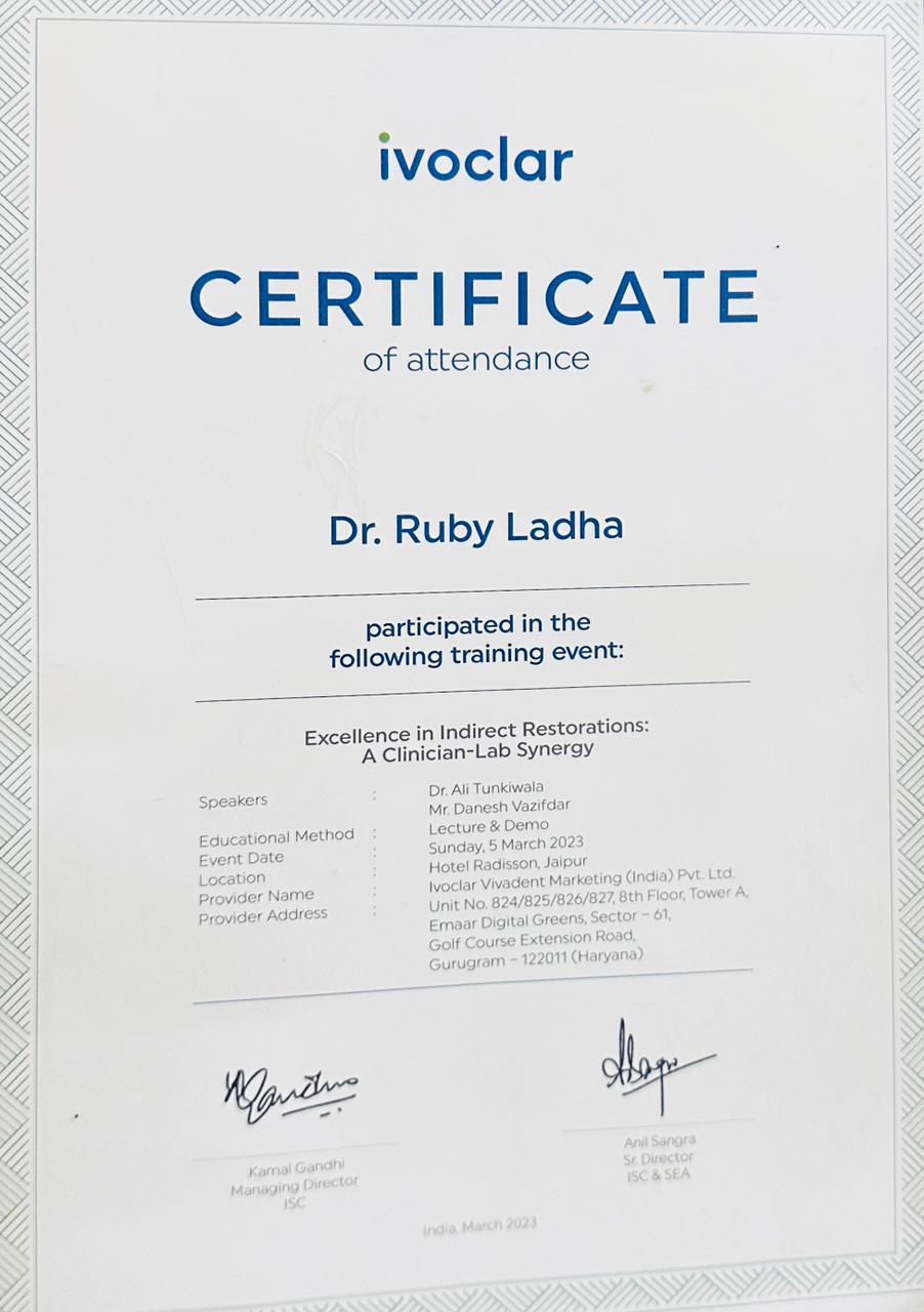 Dental Photography Hands-on Workshop – Dr. Ruby Ladha, Your Dentist Jaipur