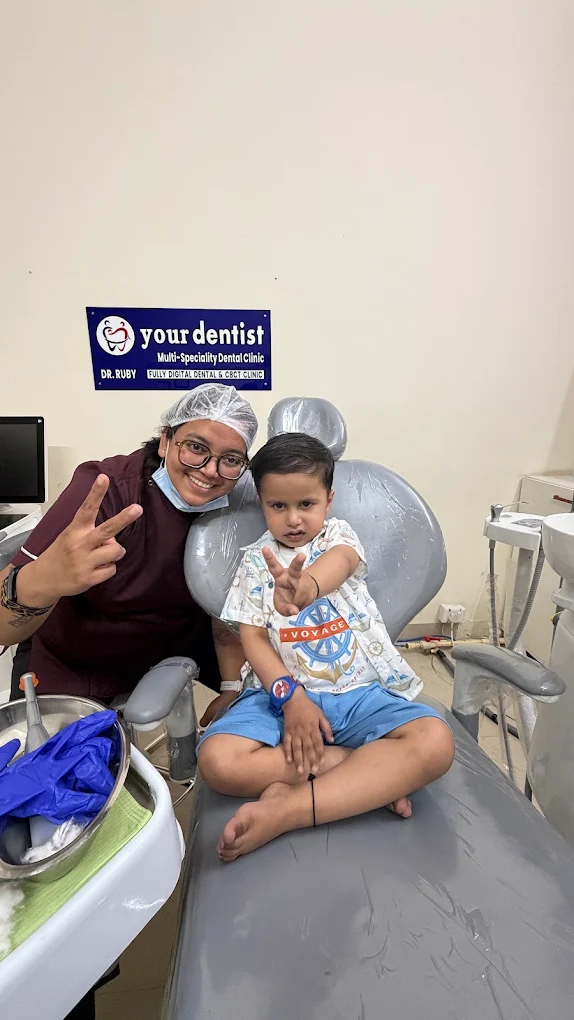 Child receiving friendly dental care at Your Dentist Jaipur